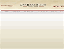 Tablet Screenshot of dhslaw.ca